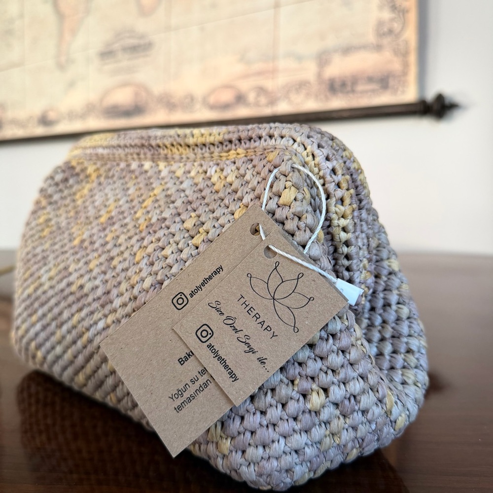 Therapy Multicolor Woven Cosmetic Bag